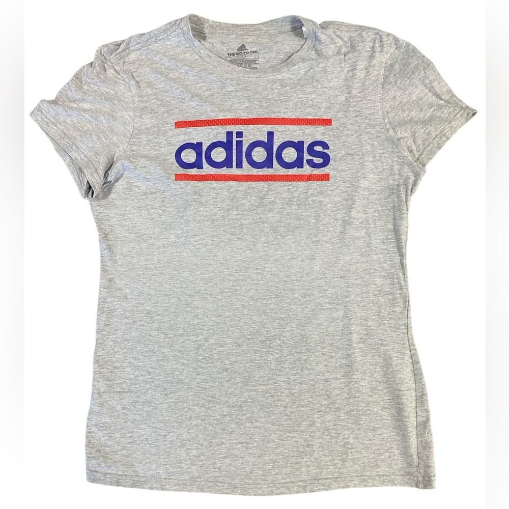 Adidas Gray Go-To Tee Size Large